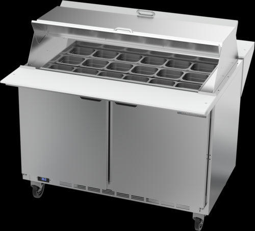 Beverage Air SPE48HC-18M-DS Refrigerated Counter, Mega Top Sandwich / Salad Unit