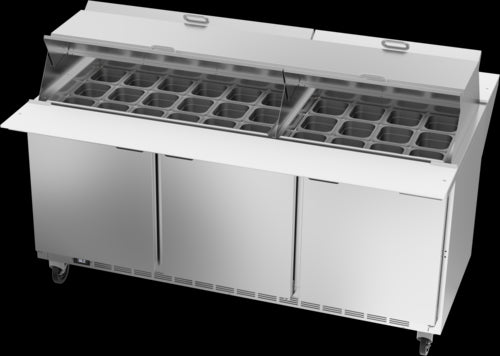 Beverage Air SPE72HC-30M-DS Refrigerated Counter, Mega Top Sandwich / Salad Unit