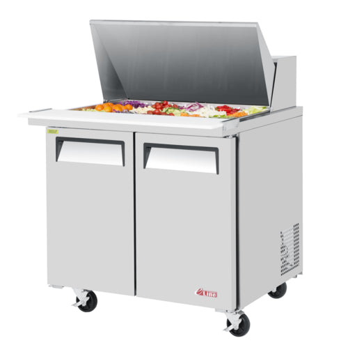 Turbo Air EST-36-15-N6-V Refrigerated Counter, Mega Top Sandwich / Salad Unit