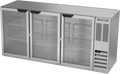 Beverage Air BB72HC-1-G-S Back Bar Cabinet, Refrigerated