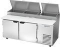 Beverage Air DP72HC Refrigerated Counter, Pizza Prep Table