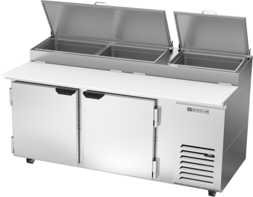 Beverage Air DP72HC Refrigerated Counter, Pizza Prep Table
