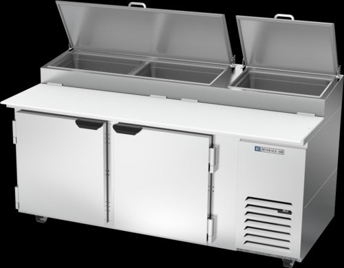 Beverage Air DP72HC Refrigerated Counter, Pizza Prep Table