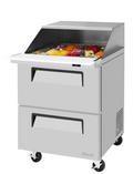 Turbo Air TST-28SD-12-D2-N-SL Refrigerated Counter, Mega Top Sandwich / Salad Unit