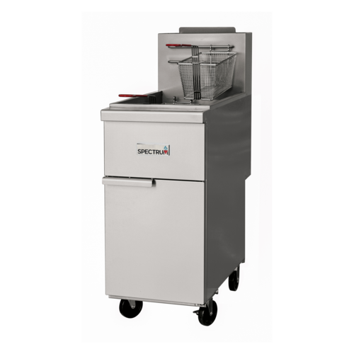 Winco NGGF-50-NG Fryer, Gas, Floor Model, Full Pot