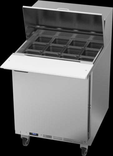 Beverage Air SPE27HC-12M-B Refrigerated Counter, Mega Top Sandwich / Salad Unit