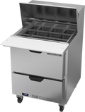 Beverage Air SPED27HC-12M Refrigerated Counter, Mega Top Sandwich / Salad Unit