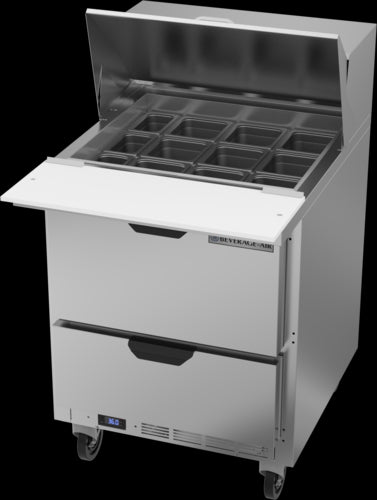 Beverage Air SPED27HC-12M Refrigerated Counter, Mega Top Sandwich / Salad Unit