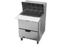Beverage Air SPED27HC-12M-B Refrigerated Counter, Mega Top Sandwich / Salad Unit