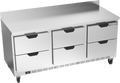 Beverage Air WTRD72AHC-6 Refrigerated Counter, Work Top