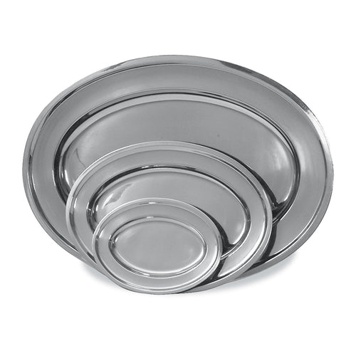 Browne USA Foodservice 574185 Platter, Stainless Steel
