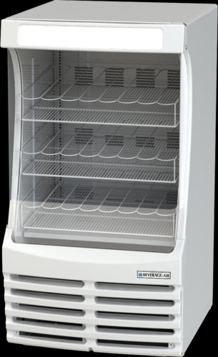 Beverage Air BZ13HC-W Merchandiser, Open Refrigerated Display