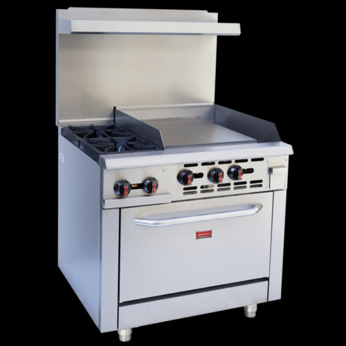 Omcan 46026 Range, 36" Restaurant, Gas