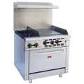 Omcan 46026 Range, 36" Restaurant, Gas