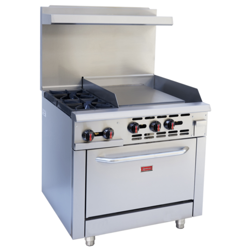 Omcan 46026 Range, 36" Restaurant, Gas