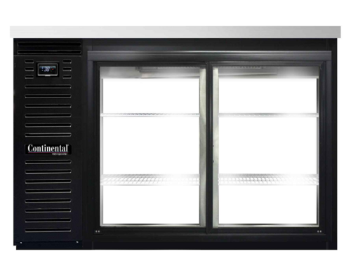Continental BB50NSGDPT Back Bar Cabinet, Refrigerated, Pass-Thru