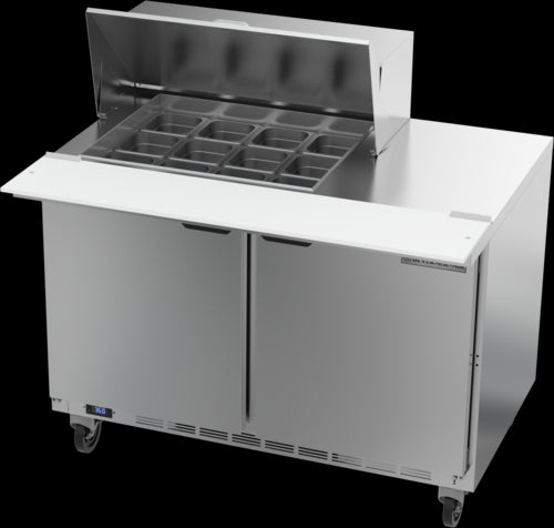 Beverage Air SPE48HC-12M Refrigerated Counter, Mega Top Sandwich / Salad Unit