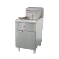 Omcan 48308 Fryer, Gas, Floor Model, Split Pot