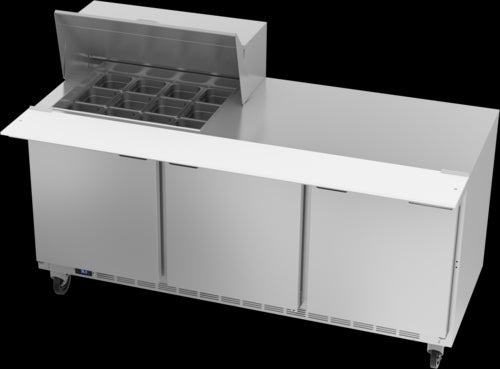 Beverage Air SPE72HC-12M Refrigerated Counter, Mega Top Sandwich / Salad Unit