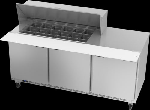 Beverage Air SPE72HC-18M Refrigerated Counter, Mega Top Sandwich / Salad Unit