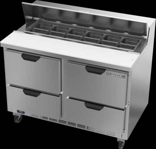 Beverage Air SPED48HC-12-4 Refrigerated Counter, Sandwich / Salad Unit