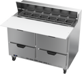 Beverage Air SPED48HC-12C-4 Refrigerated Counter, Sandwich / Salad Unit