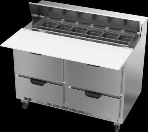 Beverage Air SPED48HC-12C-4 Refrigerated Counter, Sandwich / Salad Unit