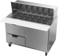 Beverage Air SPED48HC-18M-2 Refrigerated Counter, Mega Top Sandwich / Salad Unit