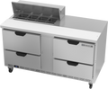 Beverage Air SPED60HC-08-4 Refrigerated Counter, Sandwich / Salad Unit