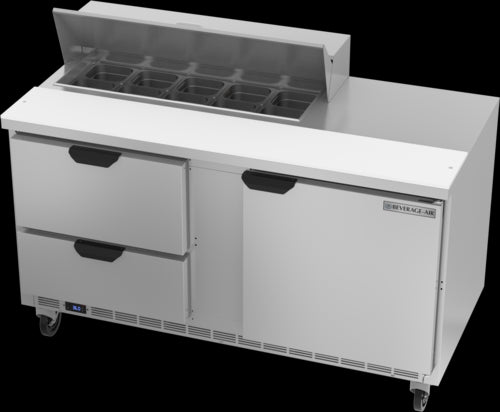 Beverage Air SPED60HC-10-2 Refrigerated Counter, Sandwich / Salad Unit