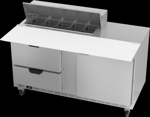 Beverage Air SPED60HC-10C-2 Refrigerated Counter, Sandwich / Salad Unit