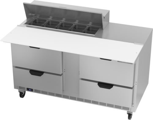 Beverage Air SPED60HC-10C-4 Refrigerated Counter, Sandwich / Salad Unit