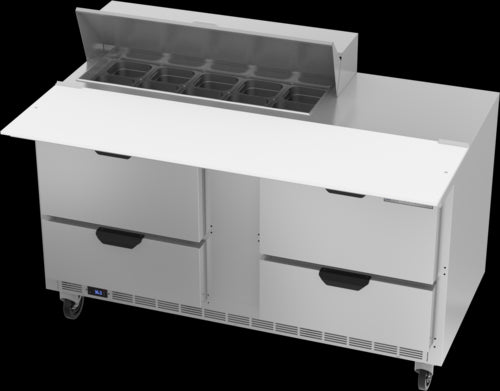 Beverage Air SPED60HC-10C-4 Refrigerated Counter, Sandwich / Salad Unit