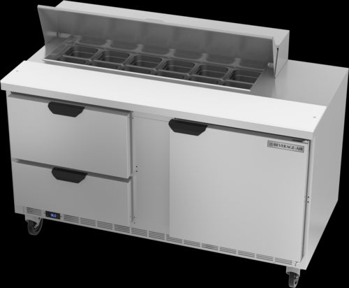 Beverage Air SPED60HC-12-2 Refrigerated Counter, Sandwich / Salad Unit