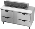 Beverage Air SPED60HC-12-4 Refrigerated Counter, Sandwich / Salad Unit