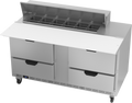 Beverage Air SPED60HC-12C-4 Refrigerated Counter, Sandwich / Salad Unit