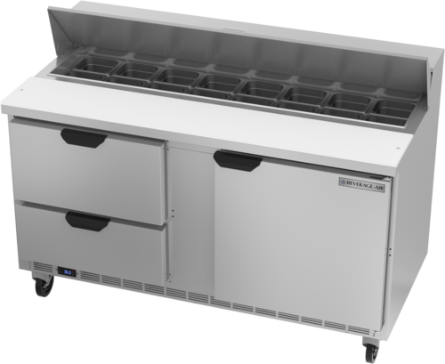 Beverage Air SPED60HC-16-2 Refrigerated Counter, Sandwich / Salad Unit