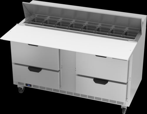 Beverage Air SPED60HC-16C-4 Refrigerated Counter, Sandwich / Salad Unit
