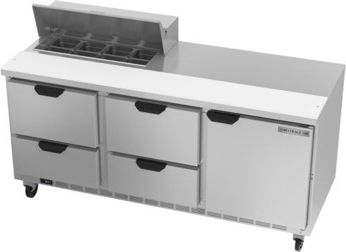Beverage Air SPED72HC-08-4 Refrigerated Counter, Sandwich / Salad Unit