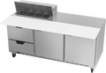 Beverage Air SPED72HC-08C-2 Refrigerated Counter, Sandwich / Salad Unit