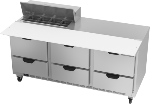 Beverage Air SPED72HC-08C-6 Refrigerated Counter, Sandwich / Salad Unit