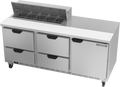 Beverage Air SPED72HC-10-4 Refrigerated Counter, Sandwich / Salad Unit