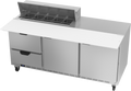 Beverage Air SPED72HC-10C-2 Refrigerated Counter, Sandwich / Salad Unit