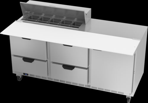 Beverage Air SPED72HC-10C-4 Refrigerated Counter, Sandwich / Salad Unit