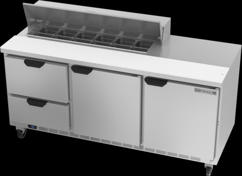 Beverage Air SPED72HC-12-2 Refrigerated Counter, Sandwich / Salad Unit
