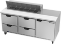 Beverage Air SPED72HC-12-4 Refrigerated Counter, Sandwich / Salad Unit