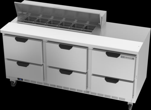Beverage Air SPED72HC-12-6 Refrigerated Counter, Sandwich / Salad Unit