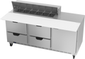 Beverage Air SPED72HC-12C-4 Refrigerated Counter, Sandwich / Salad Unit