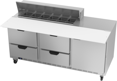 Beverage Air SPED72HC-12C-4 Refrigerated Counter, Sandwich / Salad Unit