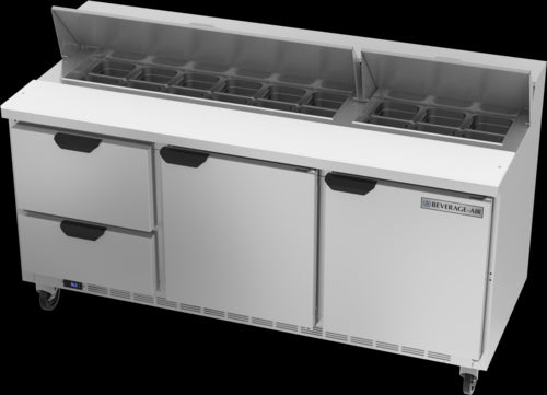 Beverage Air SPED72HC-18-2 Refrigerated Counter, Sandwich / Salad Unit